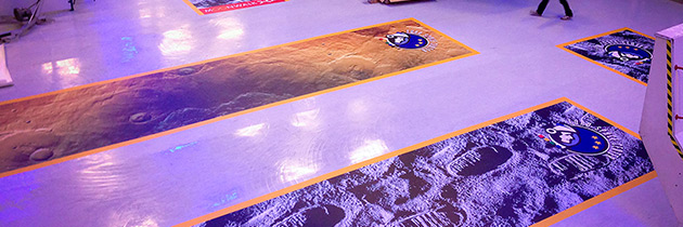 Vinyle sol Euro Space Center